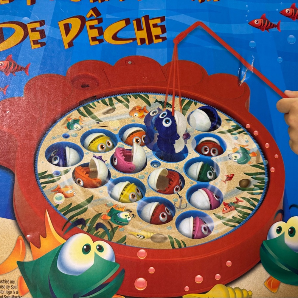 Fisher-Price Red and Blue Magnetic Fishing Game Playset